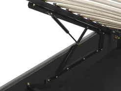 Lastenhuone<Beliani Sanky Kangas Säilytystila Tummanharmaa 90 X 200 Cm Dinan