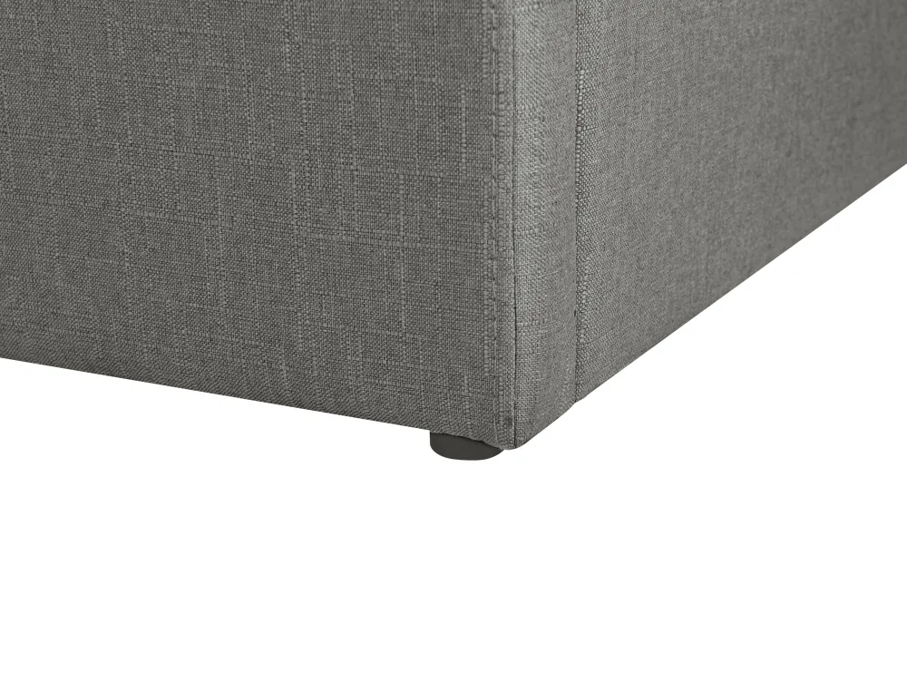 Lastenhuone<Beliani Sanky Kangas Säilytystila Tummanharmaa 90 X 200 Cm Dinan