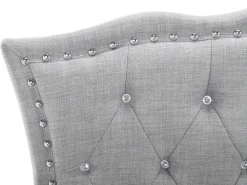 Lastenhuone<Beliani Sanky Kangas Vaaleanharmaa 90 X 200 Cm Metz