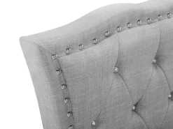 Lastenhuone<Beliani Sanky Kangas Vaaleanharmaa 90 X 200 Cm Metz