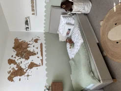 Sängyt<Beliani Sanky Kangas Vaaleanharmaa 90 X 200 Cm Sennez