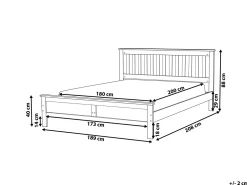 Hot Beliani Sanky Puu Harmaa 180 X 200 Cm Mayenne