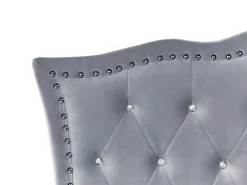 Lastenhuone<Beliani Sanky Sametti Harmaa 90 X 200 Cm Metz