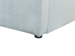 Sängyt<Beliani Sanky Sametti Säilytystila Vaaleansininen 90 X 200 Cm Anet