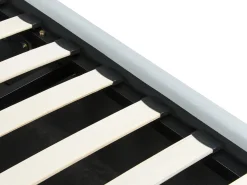 Sängyt<Beliani Sanky Sametti Säilytystila Vaaleansininen 90 X 200 Cm Anet