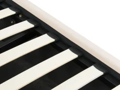 Online Beliani Sanky Sametti Säilytystila Beige 90 X 200 Cm Anet