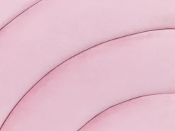 Lastenhuone<Beliani Sanky Sametti Säilytystila Vaaleanpunainen 90 X 200 Cm Anet