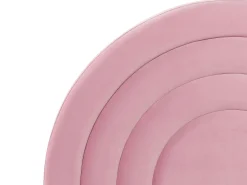 Sängyt<Beliani Sanky Sametti Vaaleanpunainen 90 X 200 Cm Anet