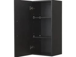 Clearance Beliani Seinakaappi 3 Hyllya Musta Bilbao