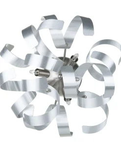 Valaisimet<Beliani Seinavalaisin 3 Polttimoa Alumiini Hopea Icana