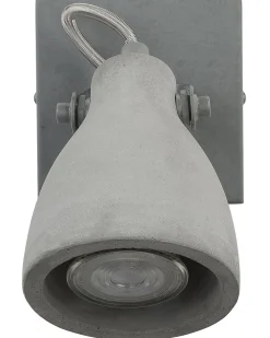 Valaisimet<Beliani Seinavalaisin Betoni Vaaleanharmaa 2 Kpl Mistago