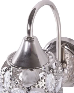 Valaisimet<Beliani Seinavalaisin Metalli Hopea Sysola