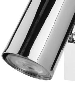 Best Sale Beliani Seinavalaisin Metalli Hopea 2 Kpl Rosetta