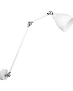 Valaisimet<Beliani Seinavalaisin Metalli Korkea Valkoinen Mississippi