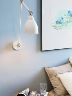 Valaisimet<Beliani Seinavalaisin Metalli Korkea Valkoinen Mississippi