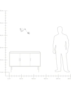 Valaisimet<Beliani Seinavalaisin Metalli Valkoinen 2 Kpl Mississippi