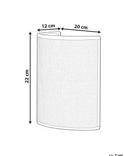 Valaisimet<Beliani Seinavalaisin Rottinki Luonnonvari Cario