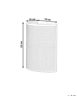 Sale Beliani Seinavalaisin Rottinki Luonnonvari Demitrie
