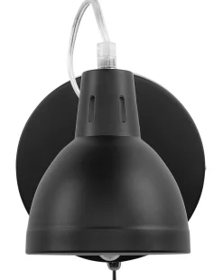 Valaisimet<Beliani Seinavalaisin Teras Musta 2 Kpl Harrington