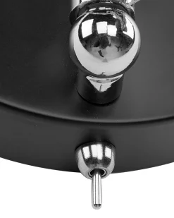 Valaisimet<Beliani Seinavalaisin Teras Musta 2 Kpl Harrington