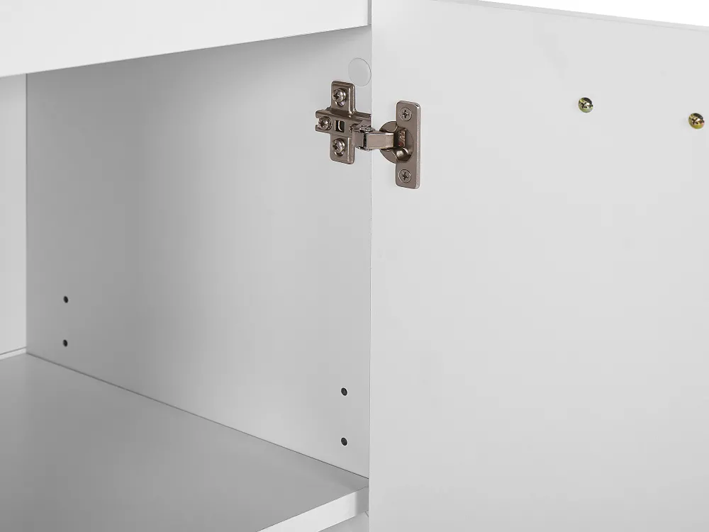 Store Beliani Senkki 3 Laatikkoa 2 Ovea Valkoinen Stamford