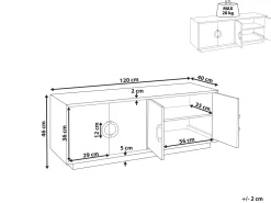 Online Beliani Senkki 4 Ovea 4 Hyllya Musta Oxnard
