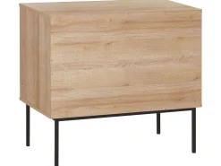 Säilytys<Beliani Senkki 2 Ovea 4 Hyllya Vaalea Puu Pasco