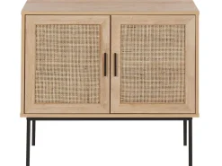 Säilytys<Beliani Senkki 2 Ovea 4 Hyllya Vaalea Puu Pasco