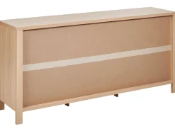 Säilytys<Beliani Senkki 3 Ovea 6 Hyllya Vaalea Puu Randa