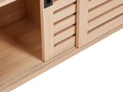 Säilytys<Beliani Senkki 3 Ovea 6 Hyllya Vaalea Puu Randa