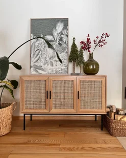 Säilytys<Beliani Senkki 3 Ovea 4 Hyllya Vaalea Puu Pasco