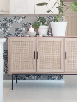 Säilytys<Beliani Senkki 3 Ovea 4 Hyllya Vaalea Puu Pasco