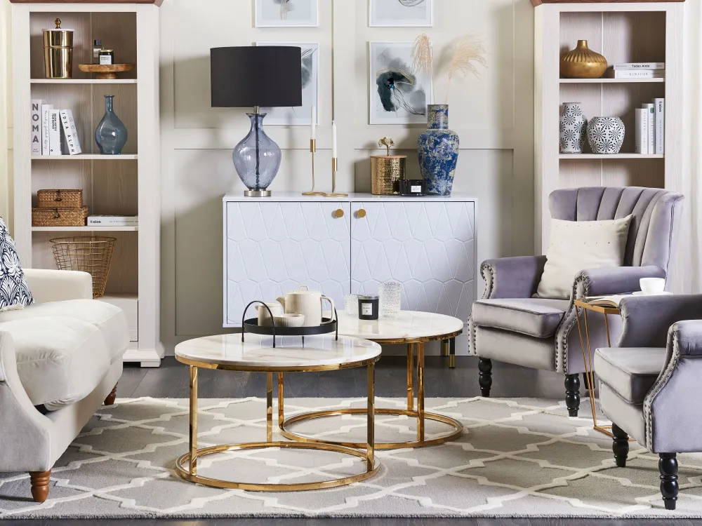 Best Beliani Senkki 2 Ovea 4 Hyllya Valkoinen Adante