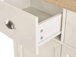 Best Beliani Senkki 2 Ovea 2 Laatikkoa Kermanvalkoinen/Vaalea Puu Clio