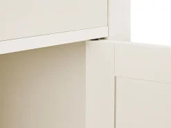 Best Beliani Senkki 2 Ovea 2 Laatikkoa Kermanvalkoinen/Vaalea Puu Clio