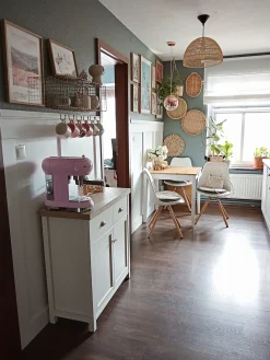 Best Beliani Senkki 2 Ovea 2 Laatikkoa Kermanvalkoinen/Vaalea Puu Clio