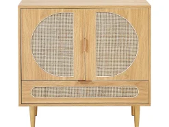 Fashion Beliani Senkki 2 Ovea Laatikko Vaalea Puu Potosi