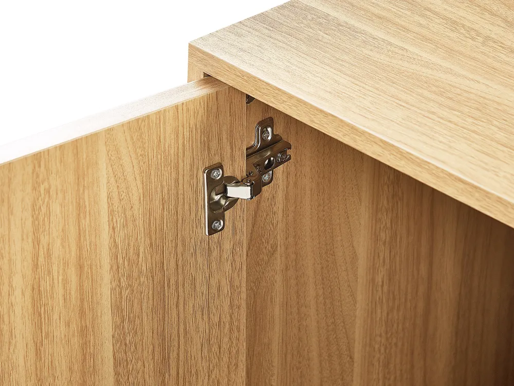 Fashion Beliani Senkki 2 Ovea Laatikko Vaalea Puu Potosi