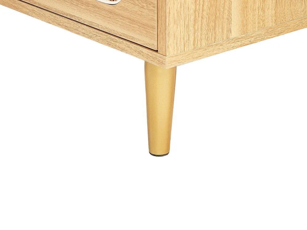 Fashion Beliani Senkki 2 Ovea Laatikko Vaalea Puu Potosi