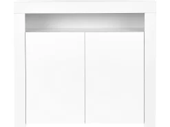 Säilytys<Beliani Senkki 2 Ovea Led-Valo Valkoinen Covina