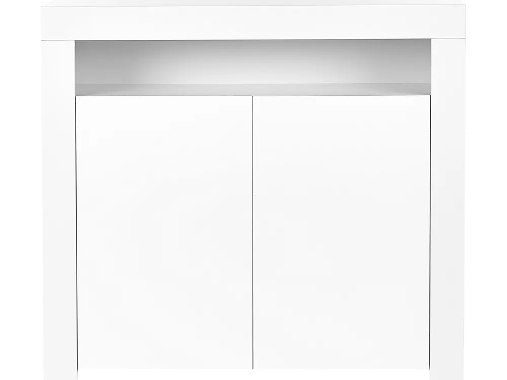 Säilytys<Beliani Senkki 2 Ovea Led-Valo Valkoinen Covina