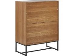 Online Beliani Senkki 4 Ovea Vaalea Puu/Valkoinen Nueva