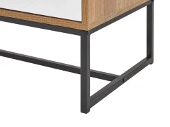 Store Beliani Senkki 3 Ovea Vaalea Puu/Valkoinen Nueva