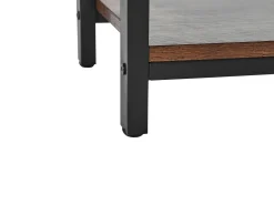 Best Beliani Senkki Kaappi 3 Hyllya Tumma Puu/Musta Vilseck