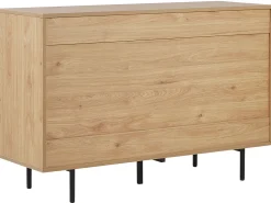 Säilytys<Beliani Senkki Laatikko 2 Ovea Vaalea Puu/Valkoinen Itaca