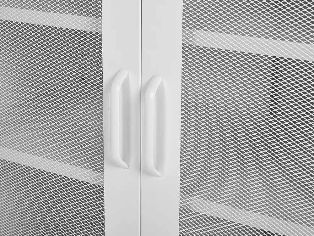 Säilytys<Beliani Senkki Teras 2 Ovea 3 Hyllya Valkoinen Wakatipu