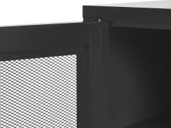 Cheap Beliani Senkki Teras 2 Ovea 3 Hyllya Musta Wakatipu