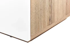 Outlet Beliani Senkki/Tyopoyta 2 Laatikkoa 2 Ovea Valkoinen Goran