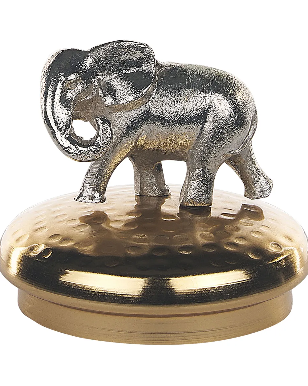 Säilytys<Beliani Säilytyspurkki Alumiini/Lasi Kulta/Hopea 2 Kpl Laki