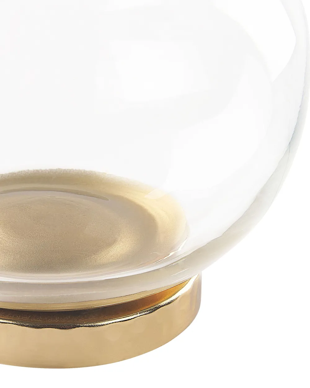 Säilytys<Beliani Säilytyspurkki Alumiini/Lasi Kulta/Hopea 2 Kpl Laki